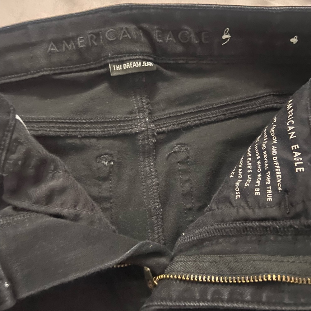 American eagle black skinny jeans